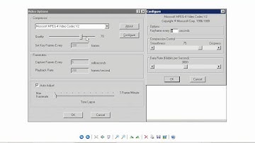 CamStudio test video of MPEG-4 Codec V2 with Quality at 1 (the lowest possible setting)