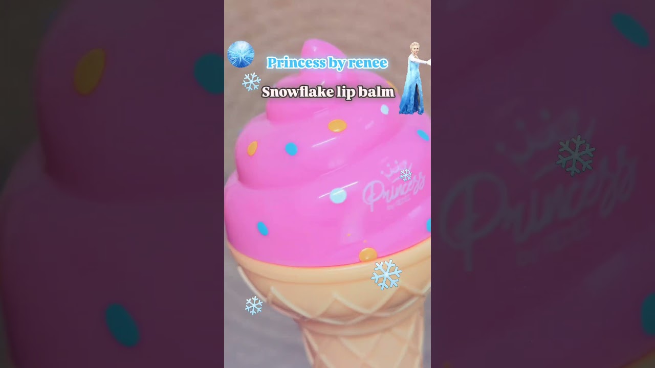 Renee Frozen elsa snow❄️flake lip balm