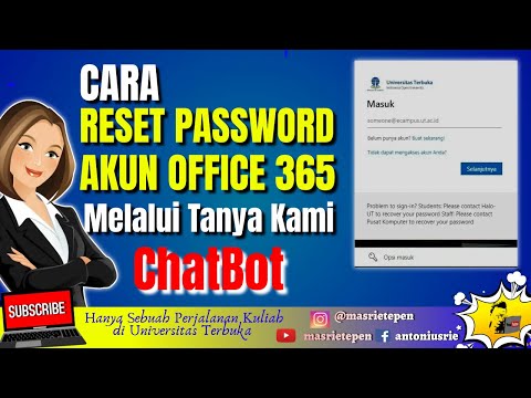 Cara Reset Password E-Campus melalui layanan Chatbot UT