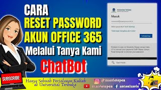 Cara Reset Password E-Campus melalui layanan Chatbot UT
