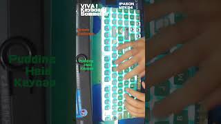 [ASMR] IPASON MPK94 with Brown Switches, Pudding Heidi Keycap #keyboard