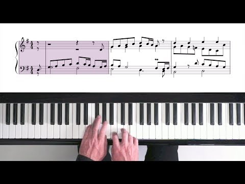 Bach Goldberg Variations “Variation 30” with Score - P. Barton FEURICH piano