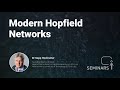 Modern Hopfield Networks - Dr Sepp Hochreiter