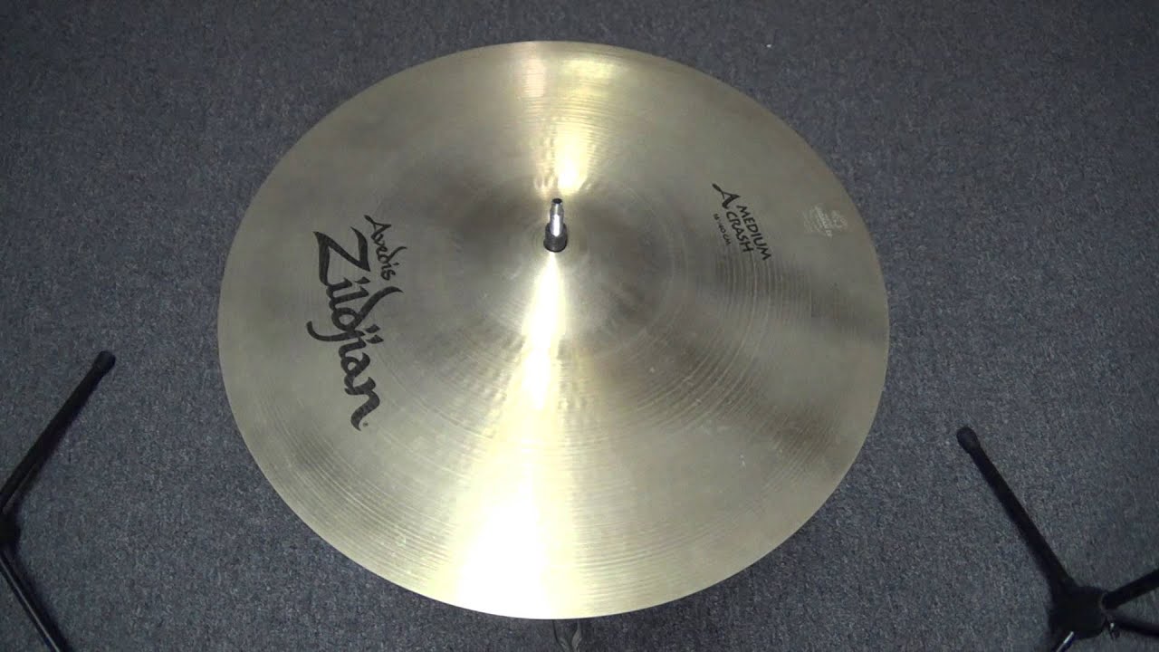 Zildjian 16'' A Medium Crash Cymbal Sound Test. YouTube