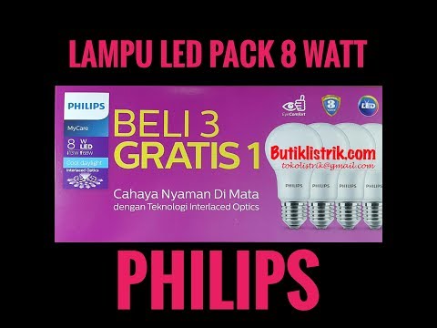 Service Lampu LED Philips 8 Watts, yang Mati. 