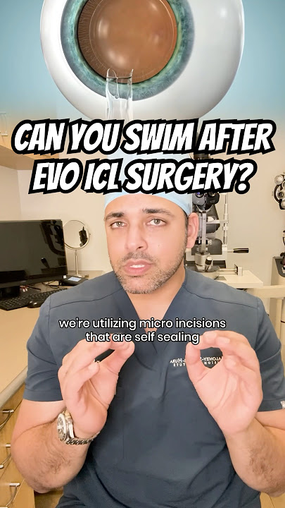 Is swimming safe after EVO ICL surgery?