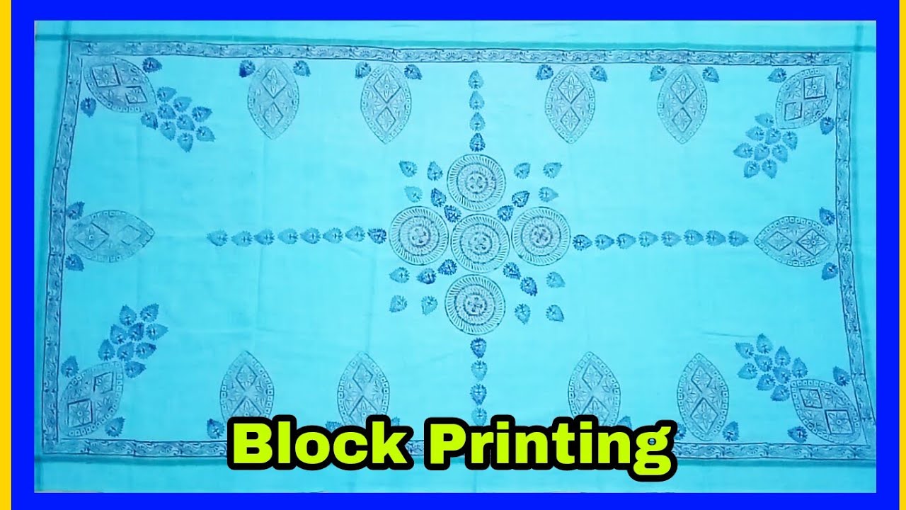 Block Printing On Fabric Heritage of IndiaIndian Traditional Art