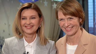 Olena Zelenska and Elke Büdenbender (Germany)