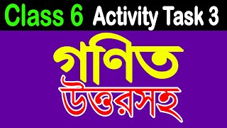 CLASS 6 ACTIVITY TASK 3 MATHEMATICS SOLUTION//Class Six Model Activity Task Part 3 mathematics