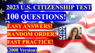 2023 - FAST PRACTICE! ARE YOU READY? 100 Civics Questions for the U.S. Citizenship Test   (7)