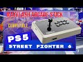 Play street fighter 6 by mayflash fight stick f300 f500 and magics ultimate adapter