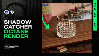 Shadow Catcher no Octane Render, O que é Como usar - Tutorial Cinema 4D #quicktips