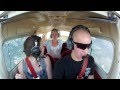 Zero G push over with two girls - Awesome reaction!