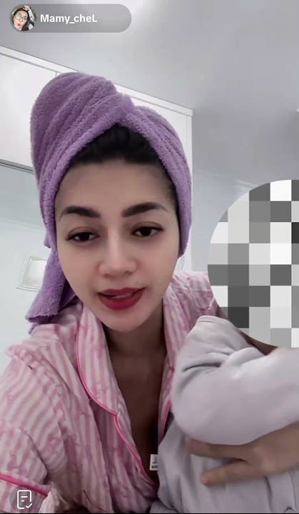 Mami Chels no armor buka kancing uting besar #tiktoklive #tiktok #trending #piyamasatin #uting