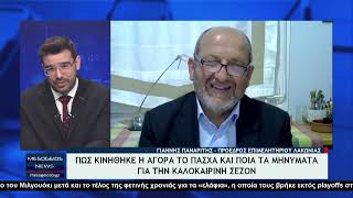 Ο πρόεδρος του Επιμελητηρίου Λακωνίας Γιάννης Παναρίτης στο Mesogeiostv
