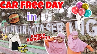 Horee....BOLEH APA AJA DIJALANAN !! CAR FREE DAY IN ALUN ALUN SERANG CITY😍😍