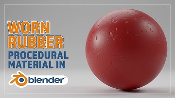 CREATE A PROCEDURAL WORN RUBBER MATERIAL FOR BLENDER