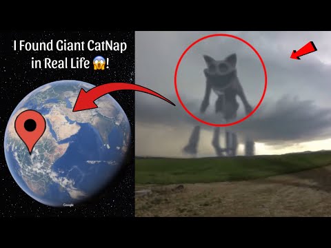 I Found Very Giant CatNap in Real Life On Google Earth and Google Maps 😱!