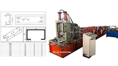 Automatic size interchangeable c purlin machine | c purlin machine | purlin roll forming machine