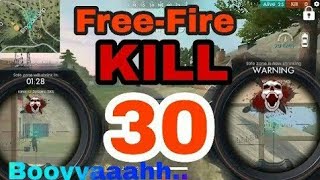 Killing 30 people in free fire!!!!