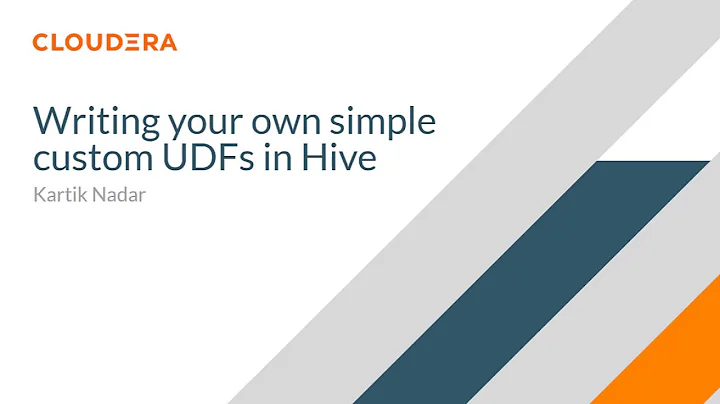 How to write simple custom UDFs in Hive