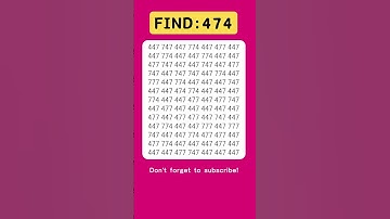 Find odd numbers - 474 - #odd #quiz #braintest