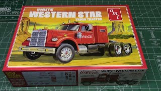 Amt1160 Coca-cola White Western Star Truck Tractor Model Kit for sale online 