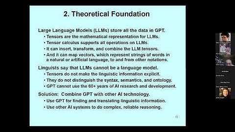 PERMION.AI:  Part 1 - John Sowa Talk at the Special Session of the Ontolog Forum on GPT