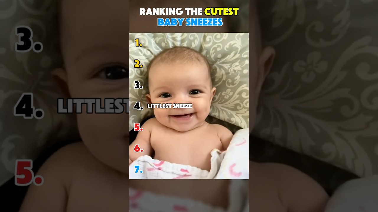 Ranking Cute And Funny Baby Sneezing 🤧🥰