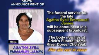 Agatha Sybil Emmanuel James short