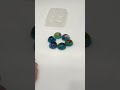 15x075 half round spheres mosaic tile silicone mold  6 domes