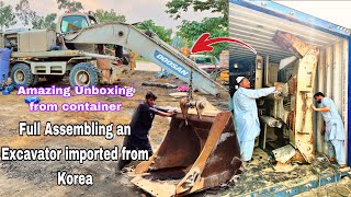 DX Doosan 210 Korean imported Excavator Unveiled: Assembling &amp; Unboxing Journey!