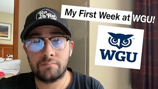 My First Week at WGU