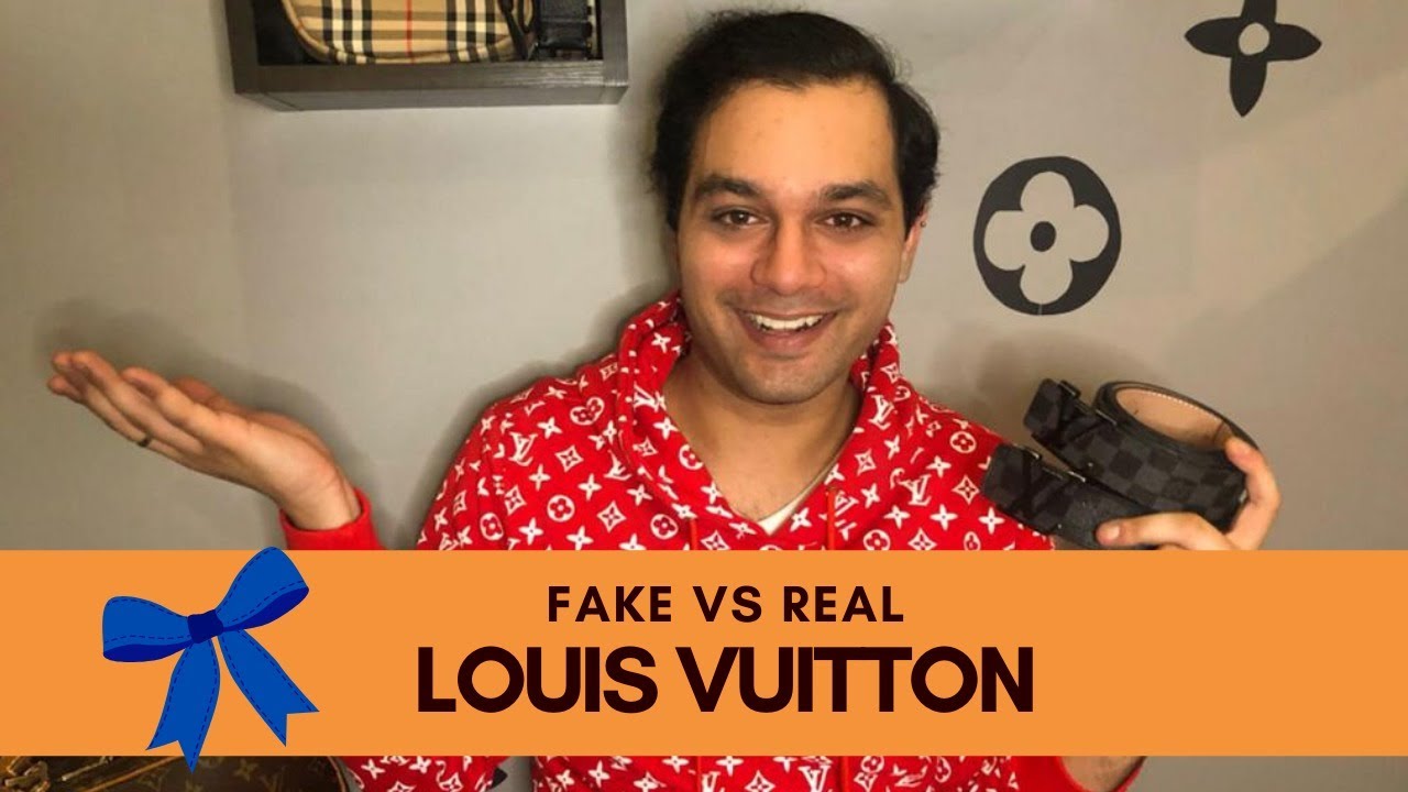 FAKE VS REAL LOUIS VUITTON | How to spot a fake Louis Vuitton Belt! - YouTube