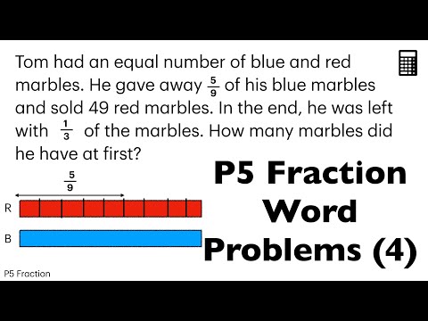 P5 Fractions Word Problem