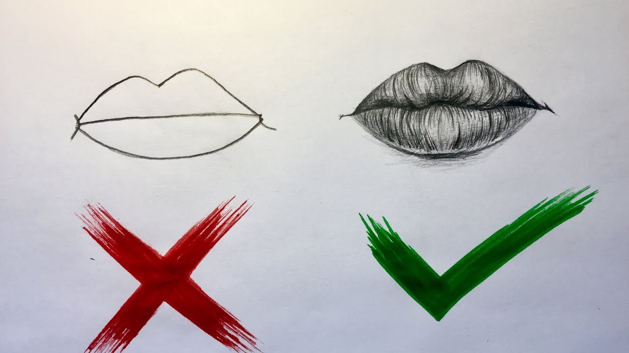 Dudak cizimi cizimler kolay karakalem ~ boyama fikirleri Dudak Cizimi Cizimler Kolay Karakalem ~ boyama fikirleri