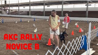 AKC Rally Novice B 1st Place