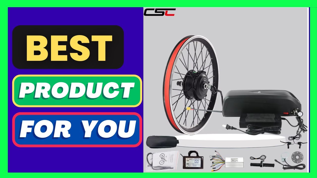 CSC Electric bike Conversion Kit with 36V Battery - YouTube