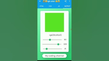 Rgb color code generator #html #shorts #css