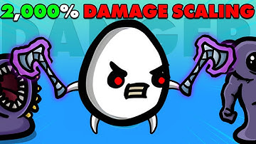 Masochist hurts himself to have INFINITE DAMAGE SCALING | Brotato Abyssal Terrors