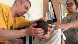 Time Lapse Head Shave
