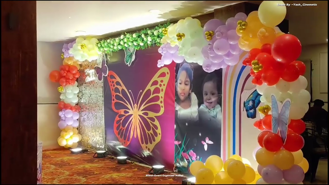“Butterfly Birthday Party Decoration 🦋 