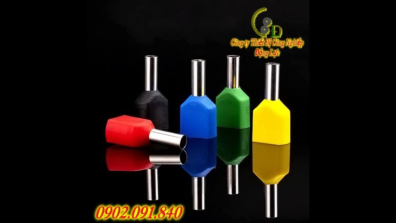 Đầu cos pin rỗng đôi TE0508 ✴️ cosse kim rỗng, cốt nối... - youtube