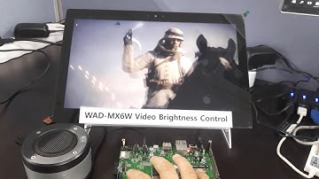Video Brightness Control of i.MX6 board running Windows Embedded Compact 2013 OS.