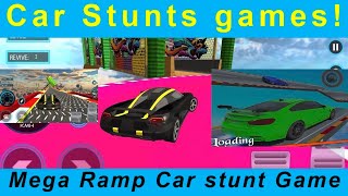 🅾️ Car Stunt Game 3D 2021: Impossible Mega Ramp Stunt Tracks “ Android iOS gameplay screenshot 3