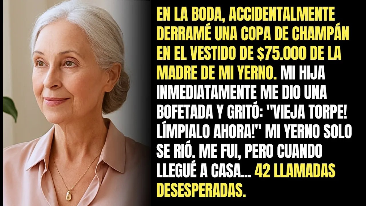 En La Boda Accidentalmente Derramé Una Copa De Champán En El Vestido De US$ 75 000 De La Madre