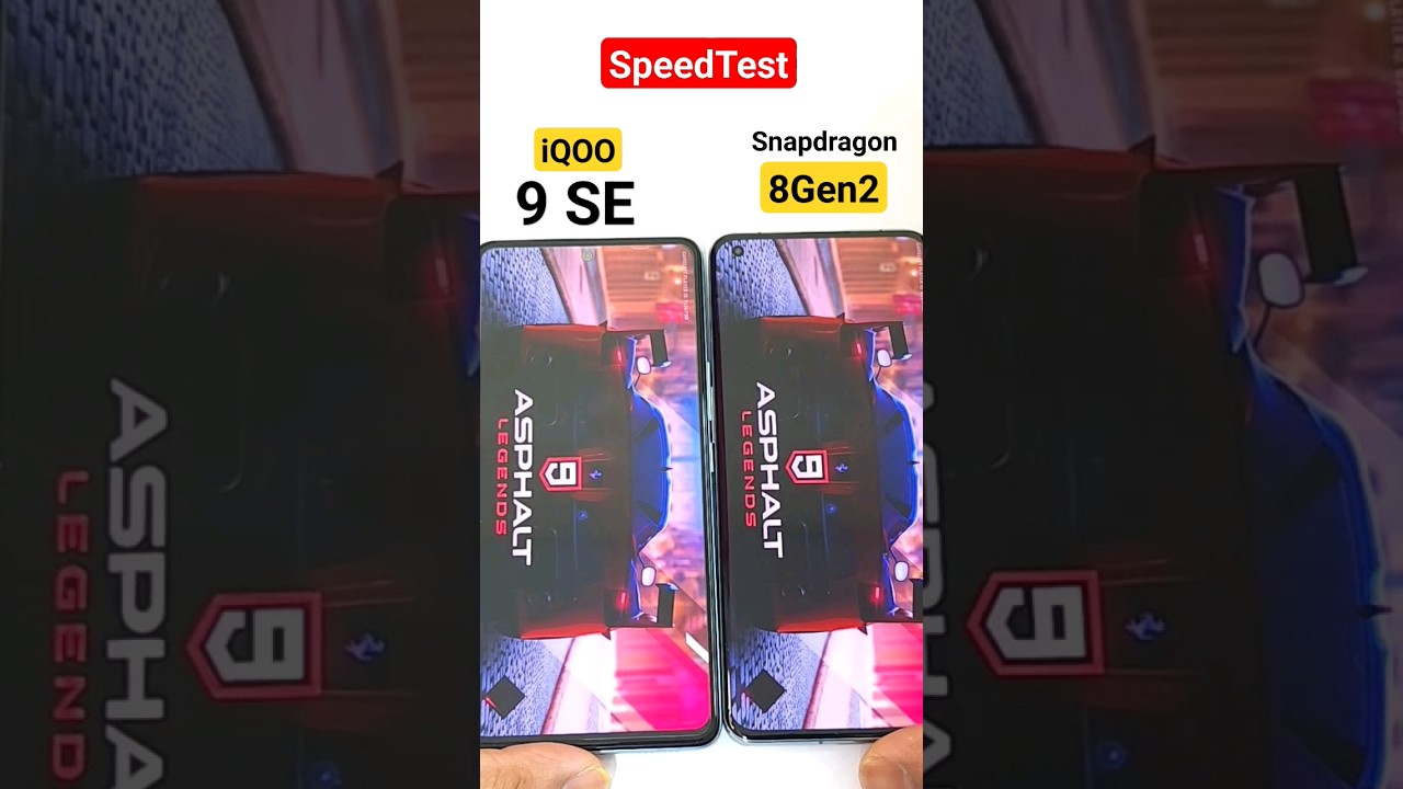 iQOO 9SE vs Snapdragon 8Gen2 SpeedTest 🔥🔥🔥