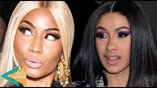 Nicki Minaj Trolls Cardi B Over Breakup With Offset Cardi Shares 1St Photo Of Baby Kulture Dr