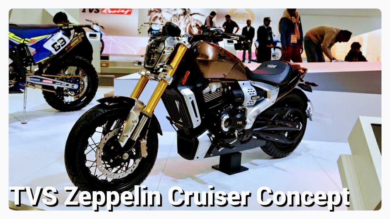 Auto Expo2018 || TVS Zeppelin Cruiser Concept 2018 Showcased