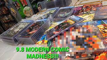 MODERN CGC UNBOXING! Minor modern keys, did I get that coveted 9.8?